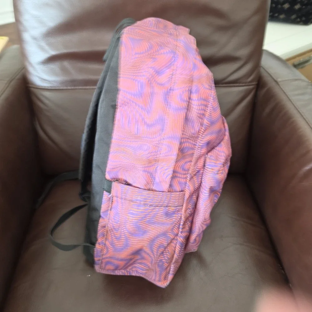 JanSport SuperBreak Plus Backpack Geometric Zip Padded Straps
